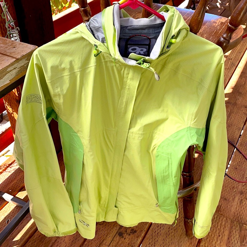 Used outdoor research waterproof jacket.